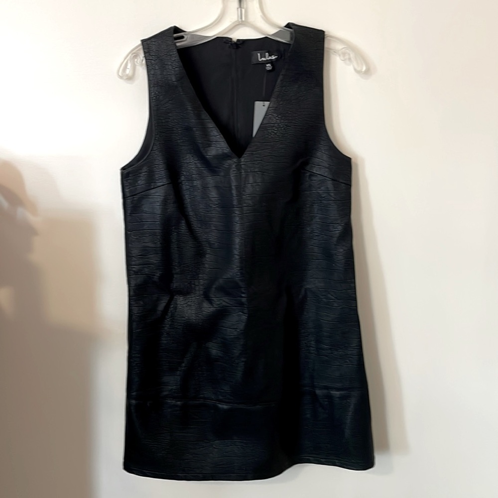 NWT Lulu’s pleather dress